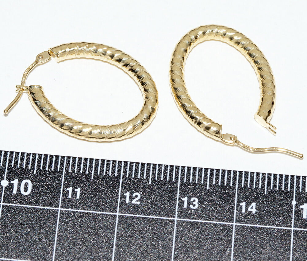 Au750 フープ ピアス