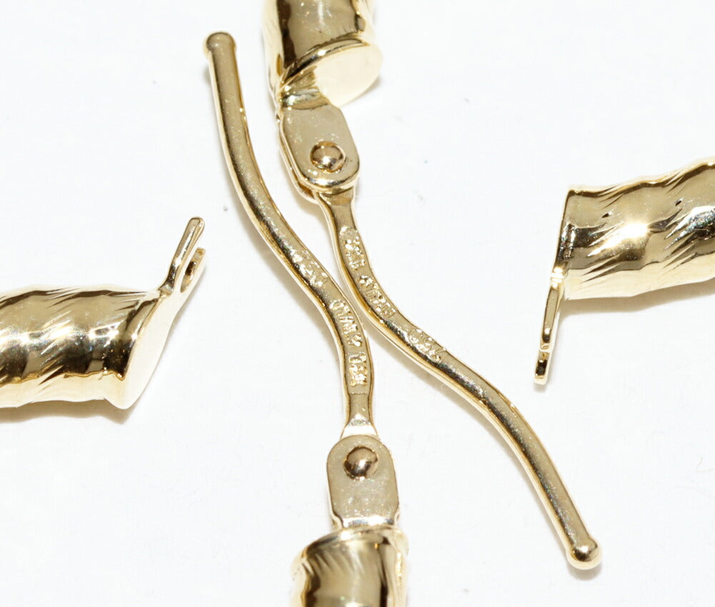 Au750 フープ ピアス