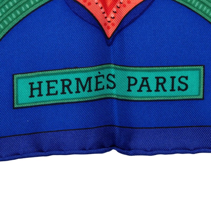 エルメス カレ90 Hommage l amiti Franco hellnique シルクスカーフ