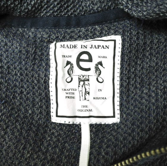 イージーンズ HONEYCOMB ZIP HOODIE コットン パーカー