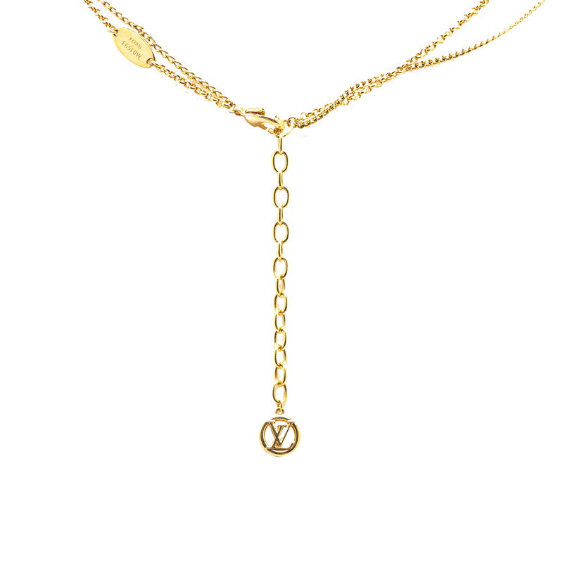 ルイヴィトン LV パドロック ペンダント ネックレス