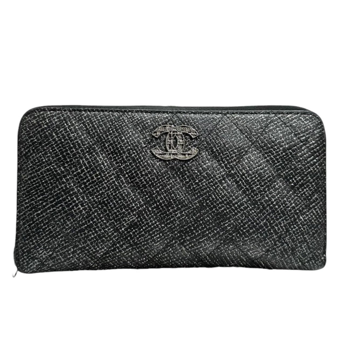 シャネル マトラッセ レザー長財布