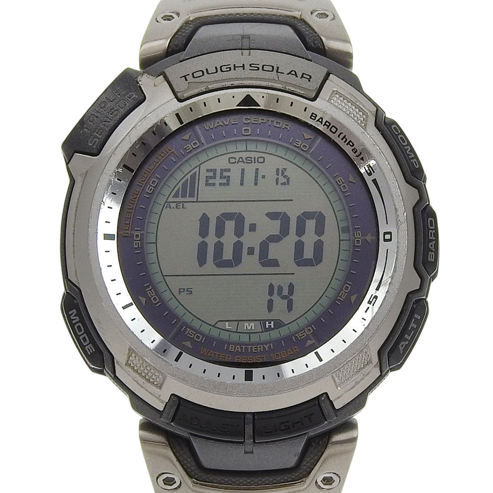 カシオ PRO TREK ステンレススチール 腕時計