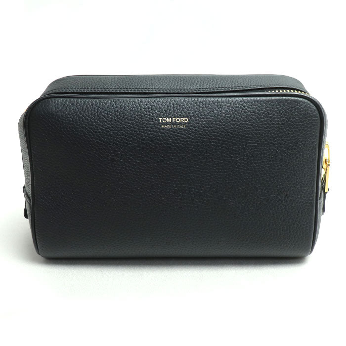 TOM FORD シングルジップレザーポーチ