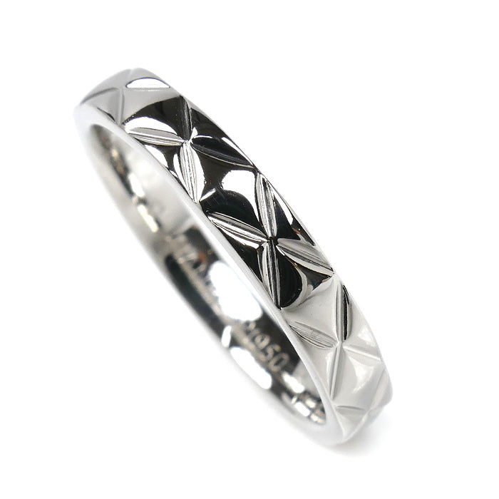 シャネル マトラッセ Pt950 プラチナ リング サイズ 17