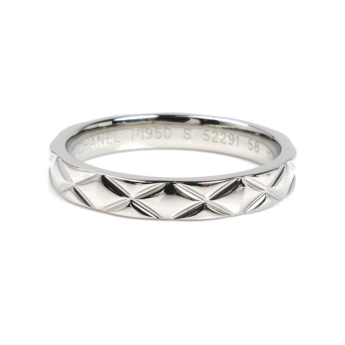 シャネル マトラッセ Pt950 プラチナ リング サイズ 17