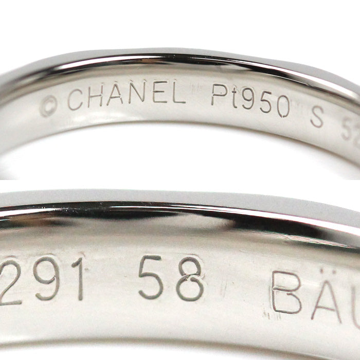 シャネル マトラッセ Pt950 プラチナ リング サイズ 17