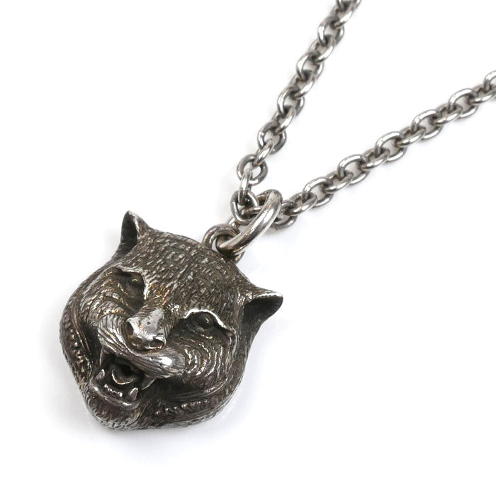 グッチ タイガー ヘッド シルバー 925 ネックレス