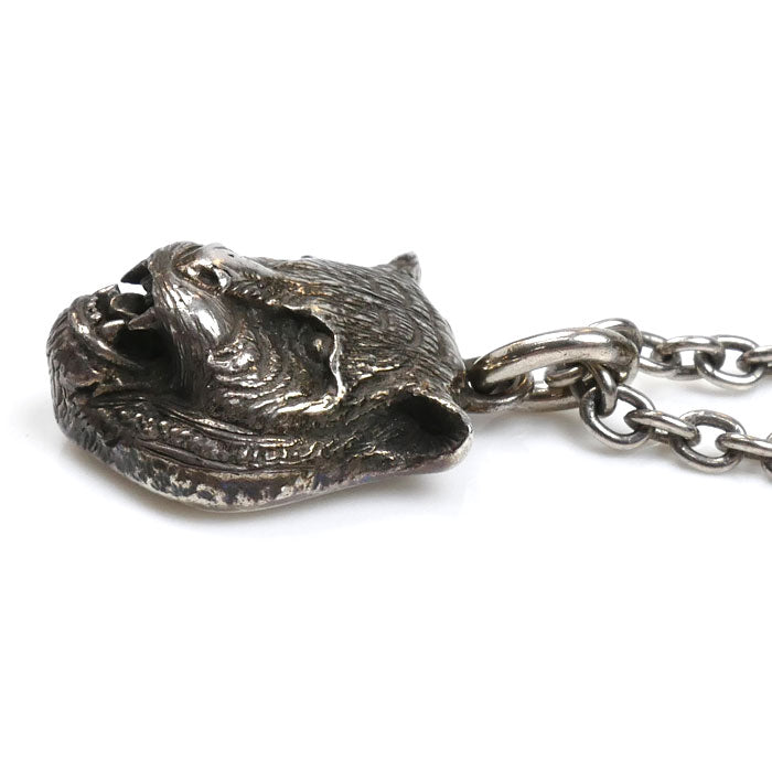 グッチ タイガー ヘッド シルバー 925 ネックレス