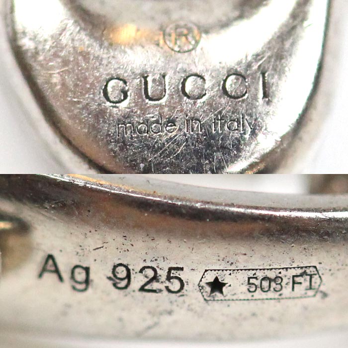 グッチ タイガー ヘッド シルバー 925 ネックレス