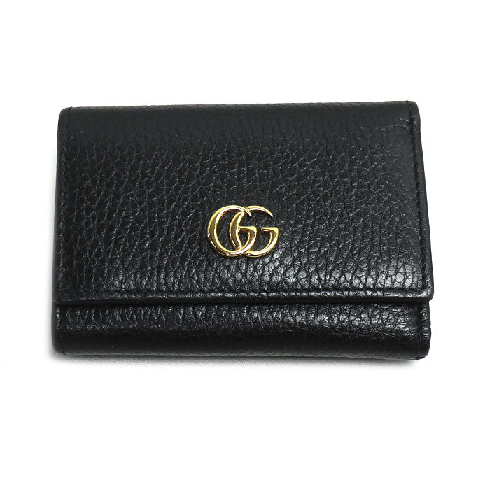 グッチ GGマーモント レザー三つ折り財布