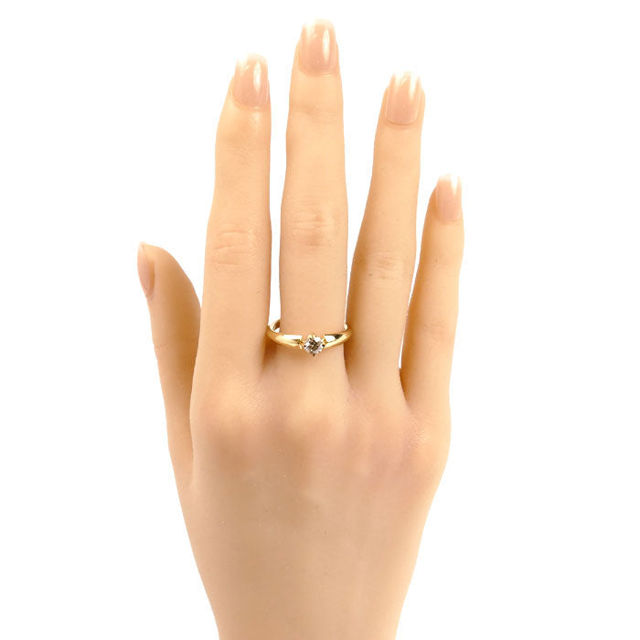 Kashikey KSB030RYG Au750 ダイヤモンド リング