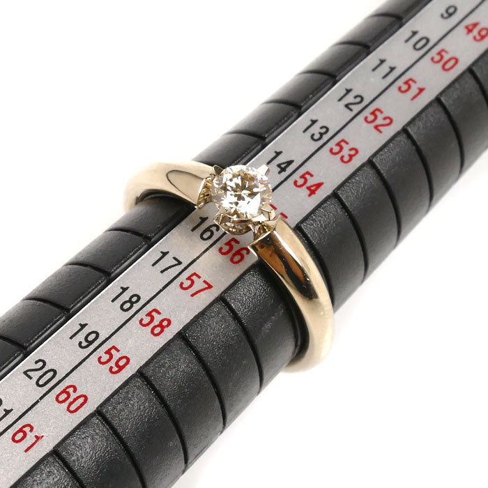 Kashikey ソリティア K18BG ダイヤモンド リング