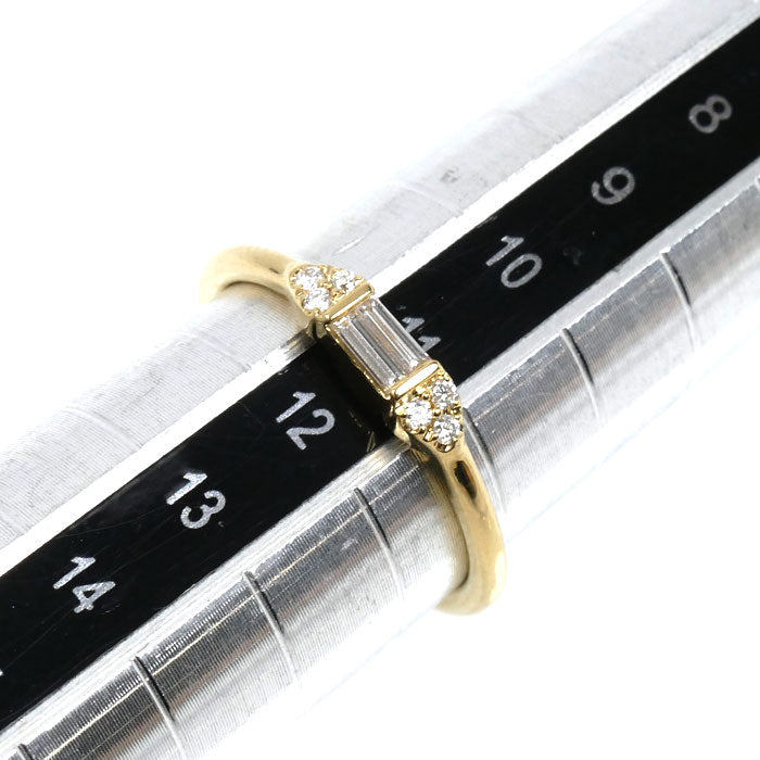 BELLESIORA K18YG ダイヤモンドリング
