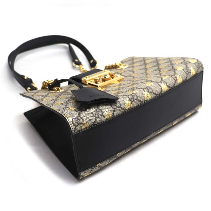 グッチ パドロック GGスプリーム ビープリント ショルダーバッグ