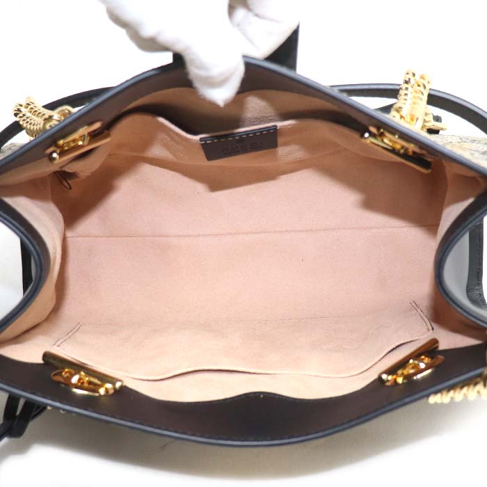 グッチ パドロック GGスプリーム ビープリント ショルダーバッグ