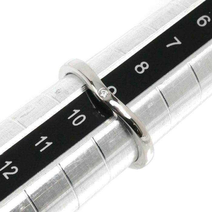 カルティエ バレリーナカーブ Pt950 ダイヤモンドリング 9号
