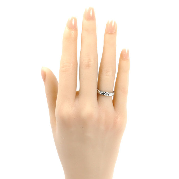 シャネル マトラッセ Pt950プラチナ ダイヤモンドリング 50号
