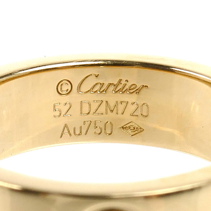 カルティエ ラブ Au750 ダイヤモンドリング 52号