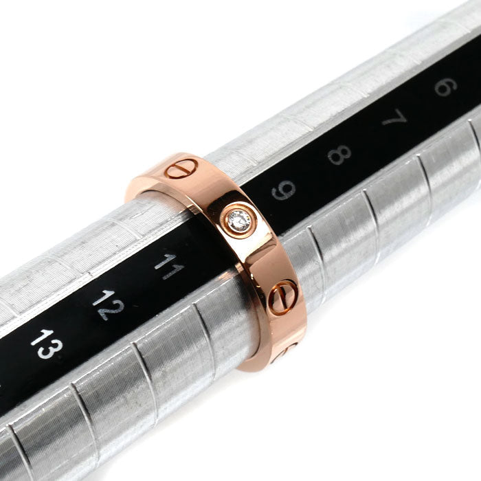カルティエ ミニラブ Au750 ダイヤモンドリング 10号