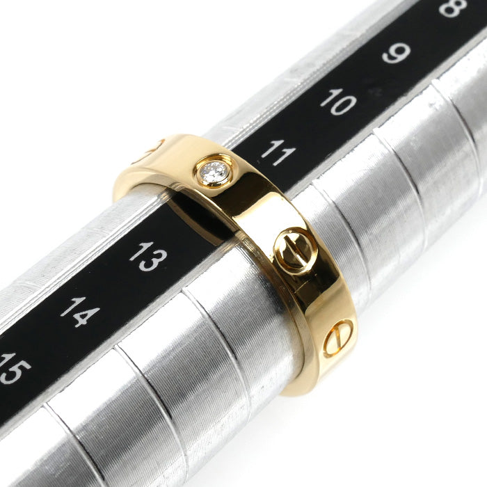 カルティエ ミニラブ Au750 ダイヤモンドリング 12号