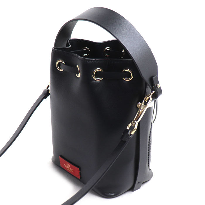 ヴァレンティノガラヴァーニ スモールVLOGO カーフスキン2wayショルダーバッグ