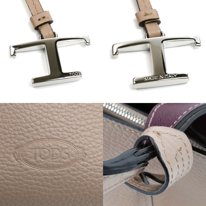 トッズ Tタイムレス レザーショルダーバッグ