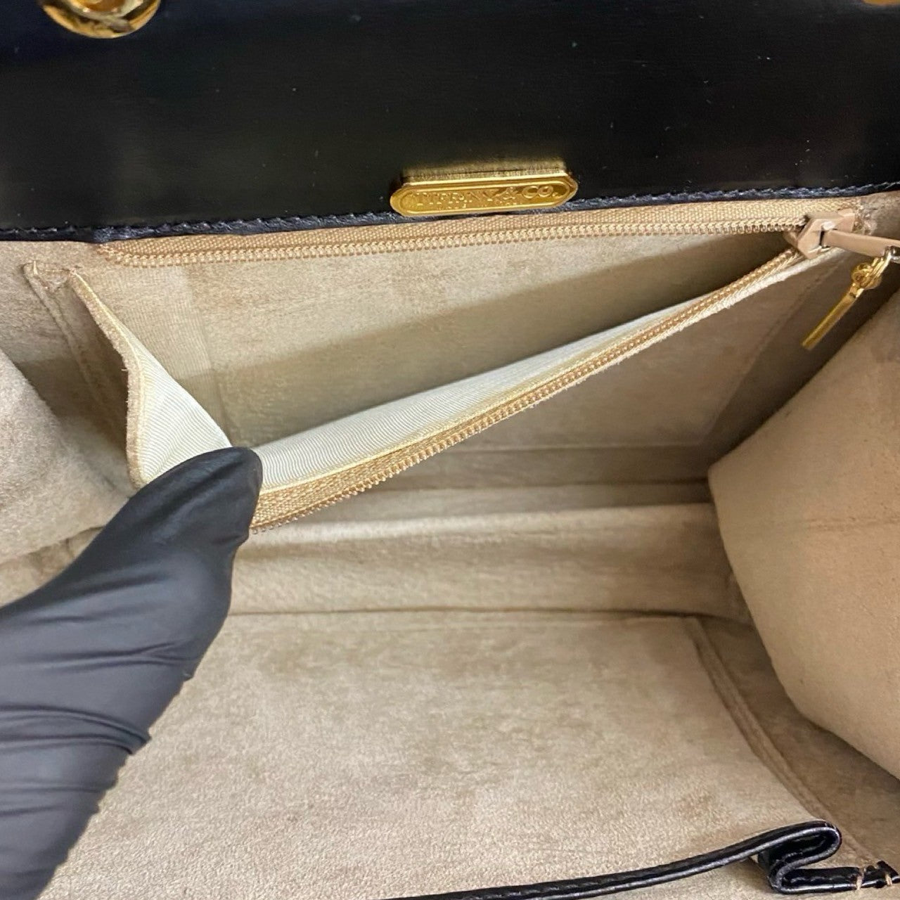 ティファニー 2WAY ハンドバッグ レザー