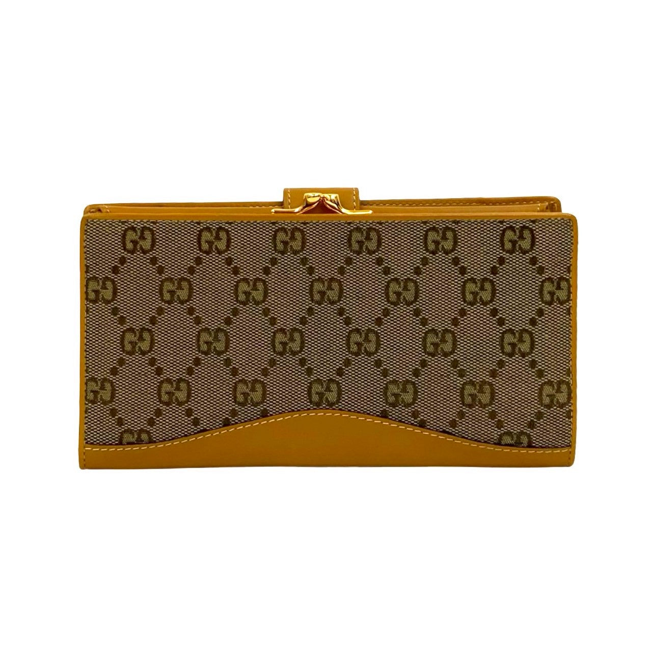 グッチ GGスプリーム キャンバス レザー 長財布