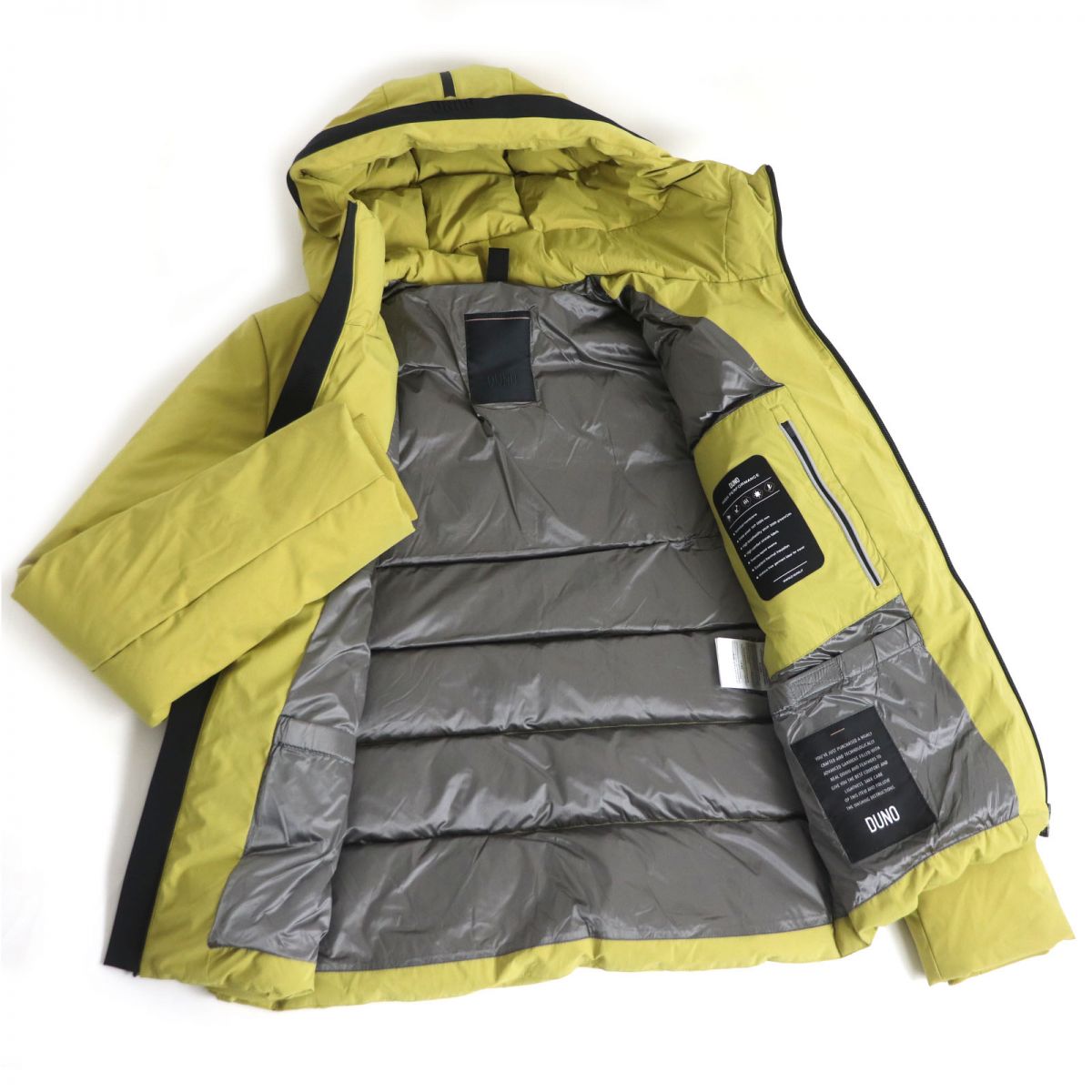 DUNO THUNDER CAPALDIO フード ダウン ジャケット イエロー