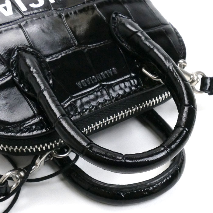 バレンシアガ ヴィルトップハンドミニ レザー2wayショルダーバッグ