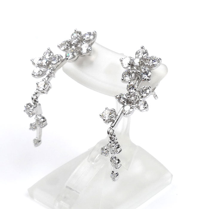 TASAKI K18WG ダイヤモンド ピアス