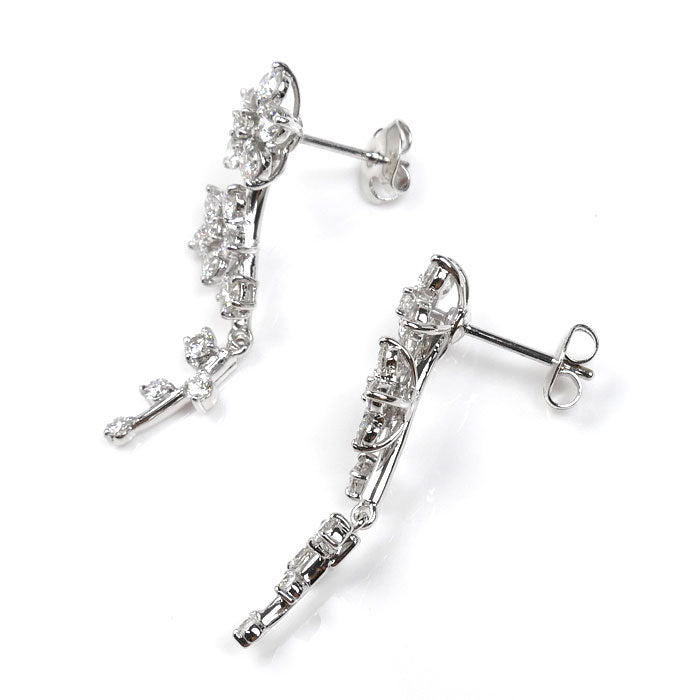 TASAKI K18WG ダイヤモンド ピアス