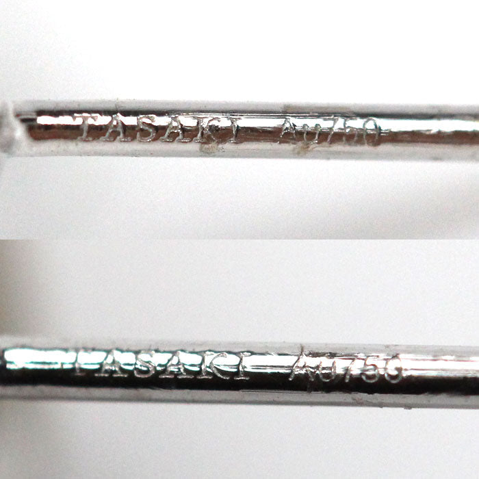 TASAKI K18WG ダイヤモンド ピアス