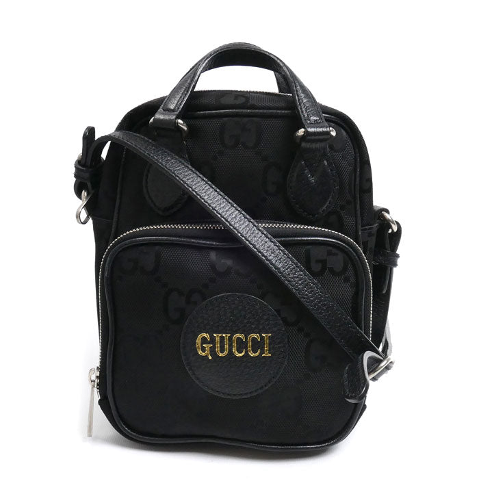 グッチ オフザグリッド ナイロンレザー2wayショルダーバッグ