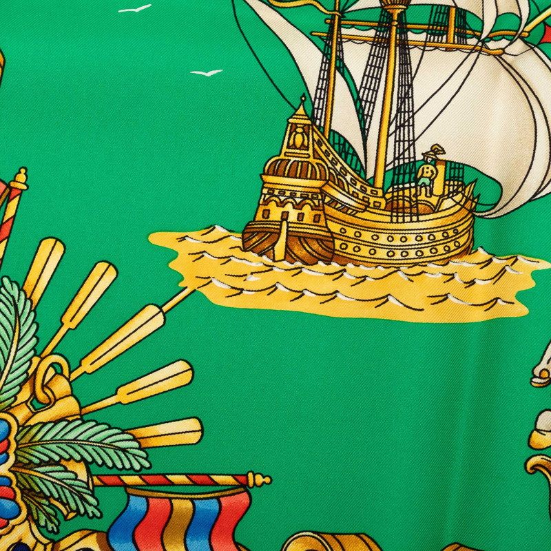 エルメス VOILES DE LUMIERE カレ90 シルクスカーフ