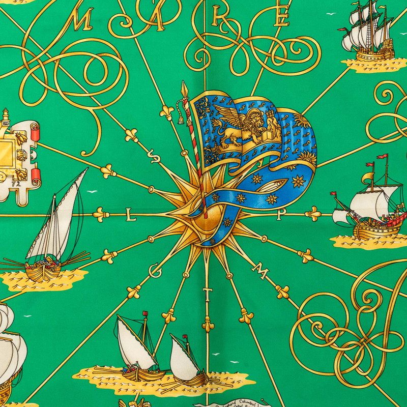 エルメス VOILES DE LUMIERE カレ90 シルクスカーフ