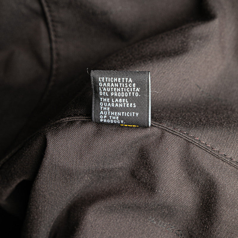 フェンディ アンジップド ズッカ レザー トートバッグ