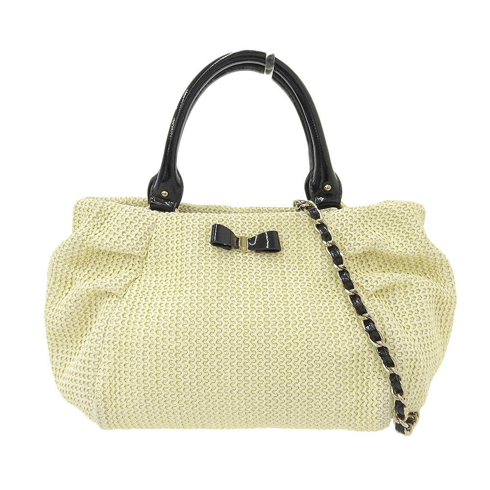 ANTEPRIMA ワイヤーバッグ 2WAY ハンドバッグ ベージュ ブラック