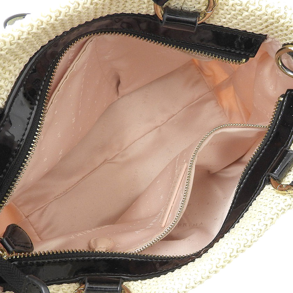 ANTEPRIMA ワイヤーバッグ 2WAY ハンドバッグ ベージュ ブラック