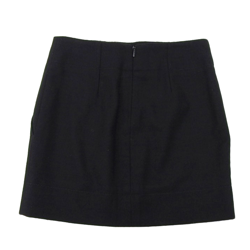 グッチ ウールカシミアスカート ブラック