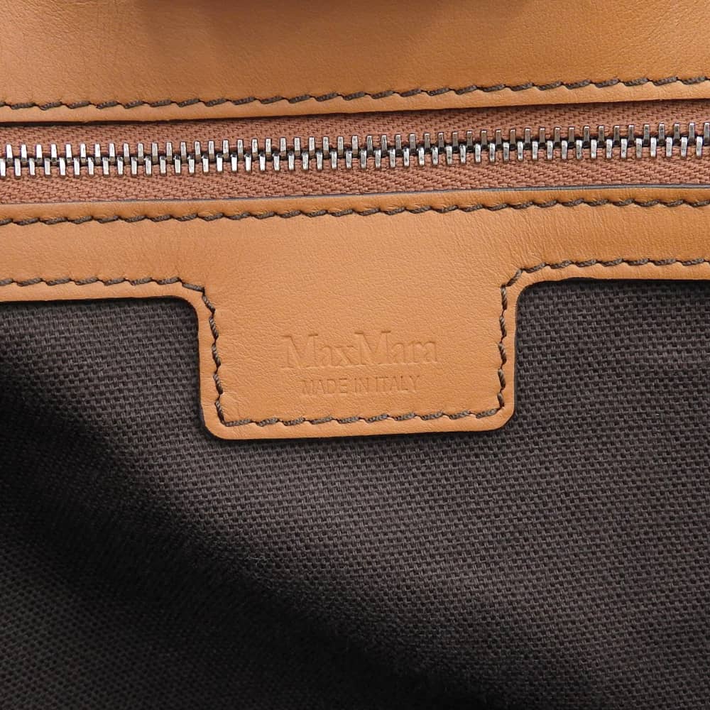 マックスマーラ レザー パイソン 2WAY ハンドバッグ