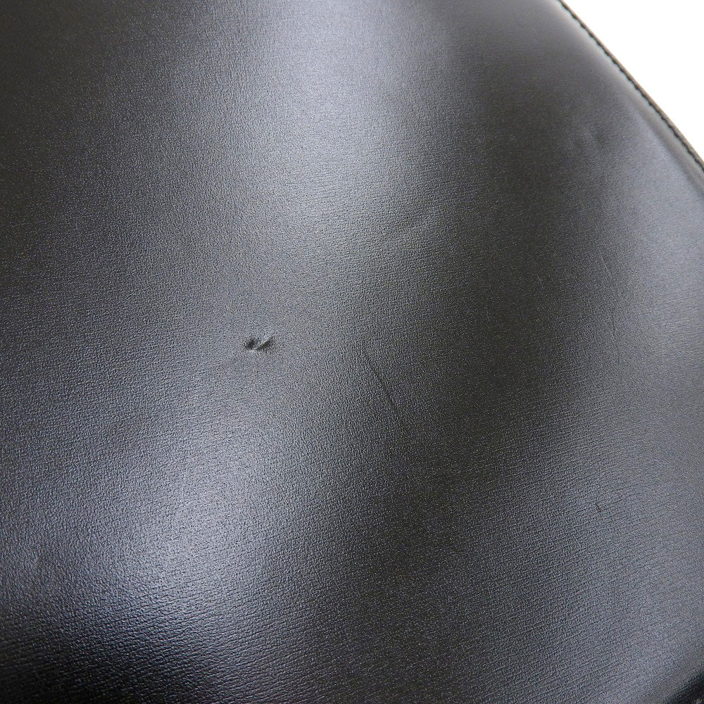 セリーヌ レザー ハンドバッグ ブラック ヴィンテージ