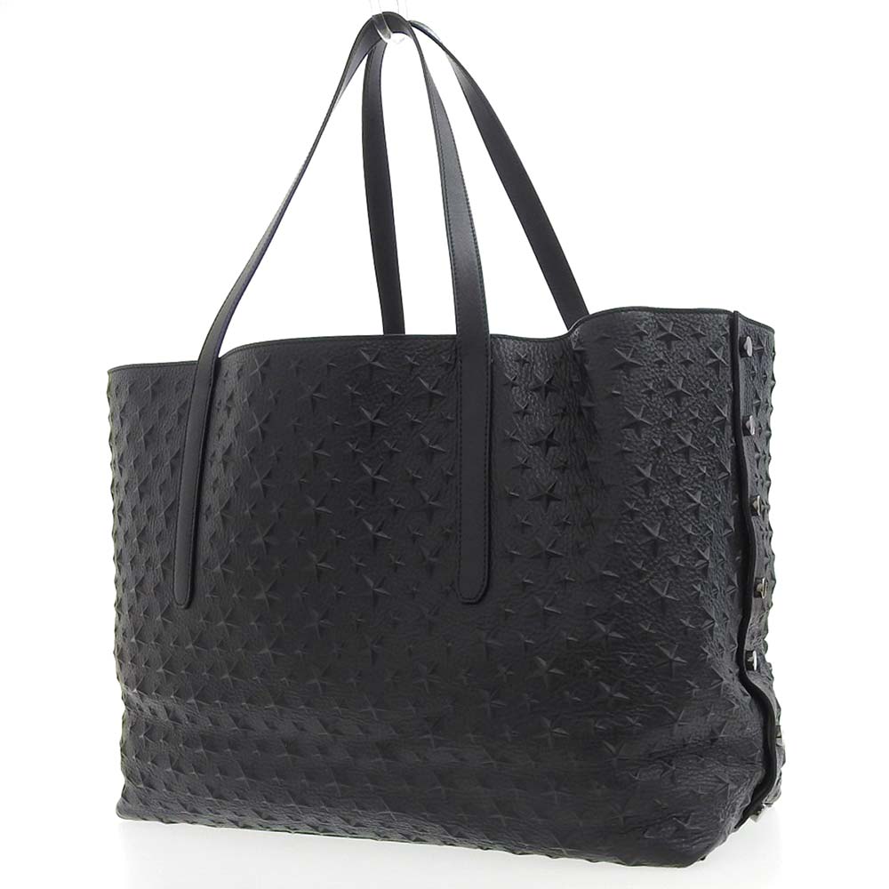 Jimmy Choo レザー トートバッグ ブラック