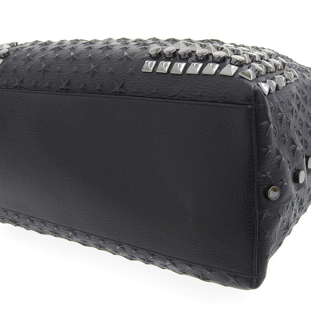 Jimmy Choo レザー トートバッグ ブラック