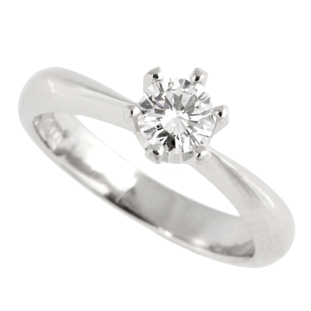 プラチナ ダイヤモンド リング PT900 0.325ct サイズ 7