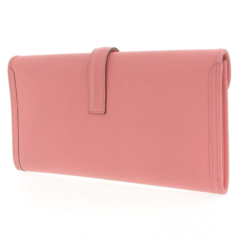 エルメス ジジェ エラン 29 クラッチバッグ ピンク 中古