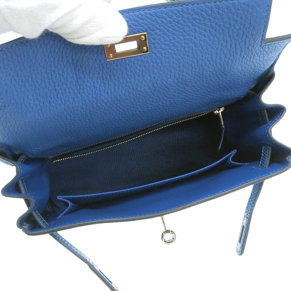 エルメス ケリー タッチ 25 トゴ リザード 2ウェイ バッグ