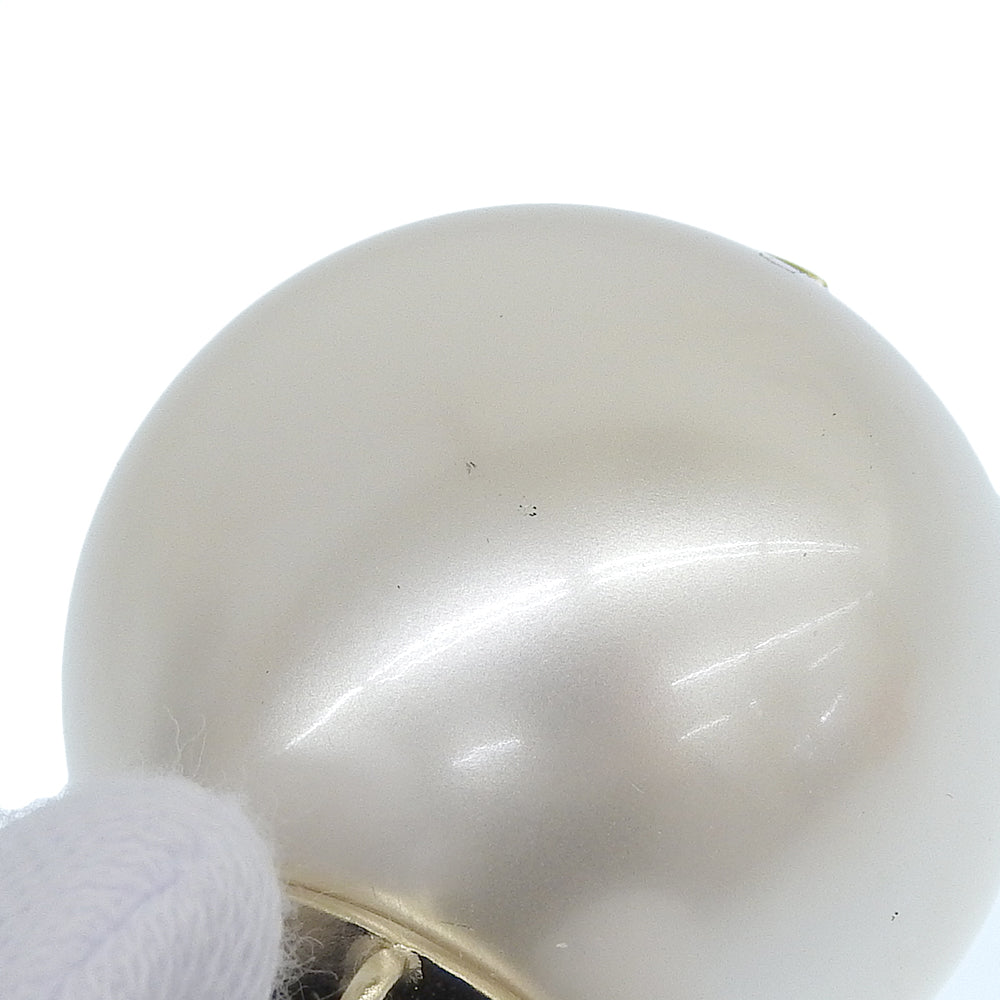 シャネル ヘア タイ フェイク パール ロゴ