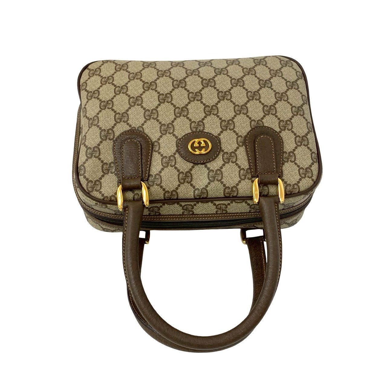 グッチ オールドGGロゴ レザーハンドバッグ